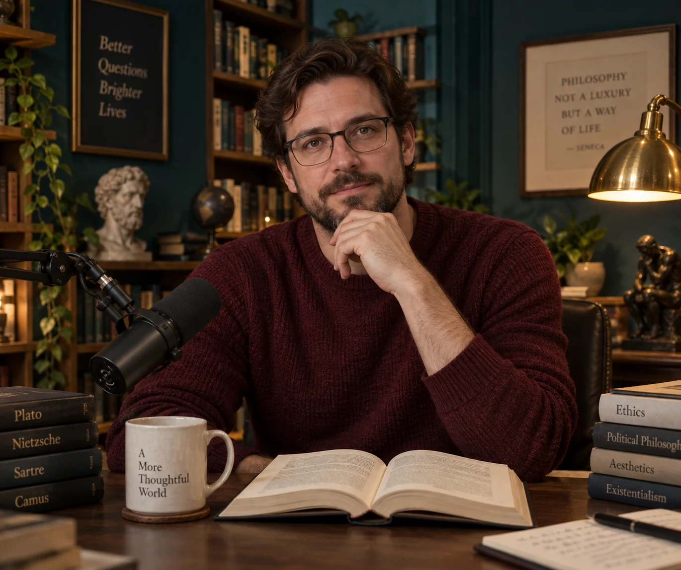 Théo dans son univers Philosophie